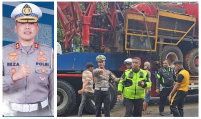 Dirlantas Polda Sumbar Turun Tangan Atasi Kemacetan Total Akibat Low Bow Terguling di Palupuh