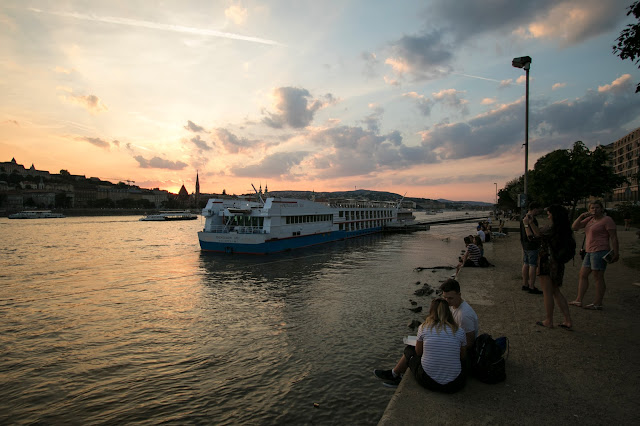 Tramonto lungo il Danubio-Budapest