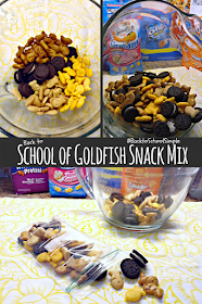 School of Goldfish #BacktoSchoolSimple Snack Mix #recipe 