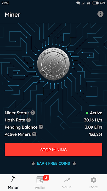 Electroneum app- blockchain app to earn cryptocurrency