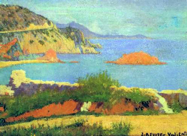 Joan Antoni Fuster i Valiente, Paisaje costero de Mallorca, Mallorca en Pintura, Mallorca pintada, Paisajes de Mallorca