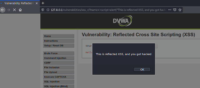 reflected XSS