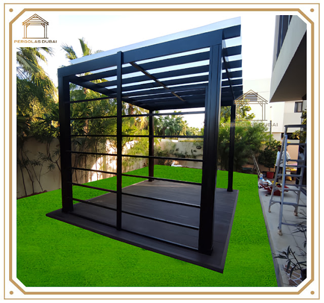 Pergola with Decking Damac Hills Dubai UAE