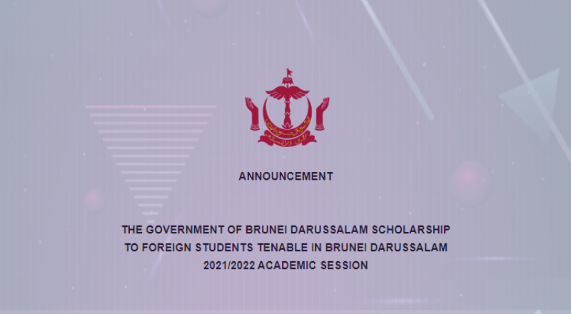 Info Beasiswa Brunei Darussalam 2021 untuk Kuliah Diploma, S1 dan S2