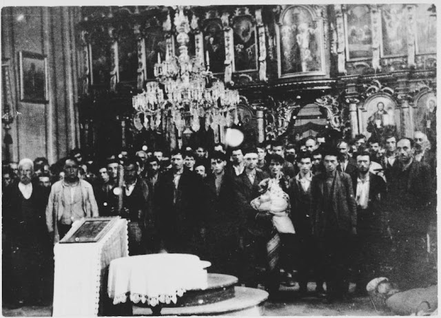 Serbs in church in Gilna, Croatia, 30 July 1941 worldwartwo.filminspector.com