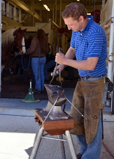 Virginia-Maryland College of Veterinary Medicine farrier Travis Burns