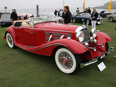 Mercedes Benz 500 K rojo