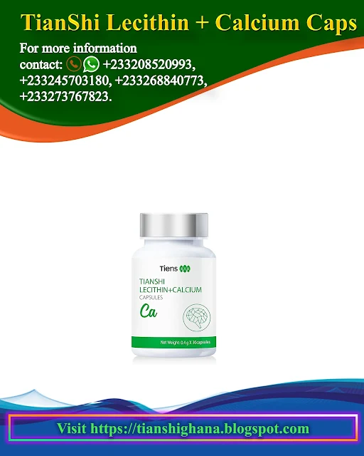 Tianshi Lecithin + Calcium Capsule is for the treatment of liver problems due to fat accumulation