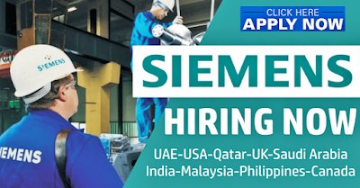 Siemens Jobs USA, UAE, KSA, Qatar, India, Malaysia, Philippines, Canada