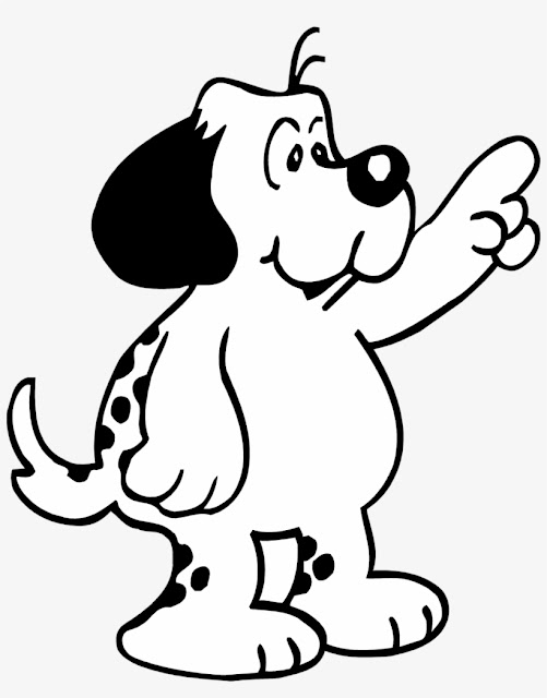 Free cute puppy cartoon coloring pages