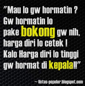 Gambar Foto DP BBM Kata Kata Nyindir Frontal Pedas