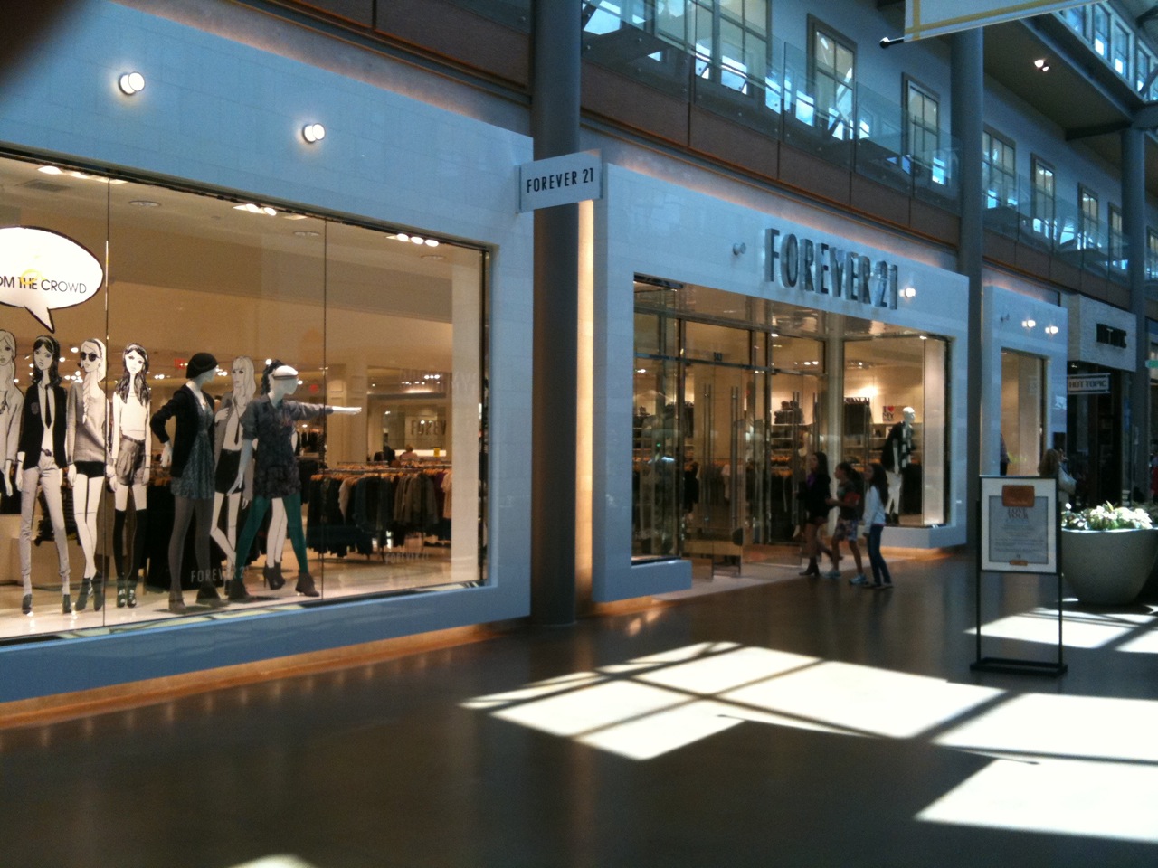 ... first look at the new Forever 21 store at Northgate Mall last weekend