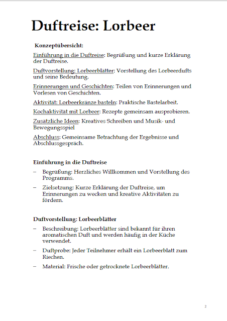 Duftreise: Lorbeer