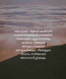 Good night quotes in malayalam