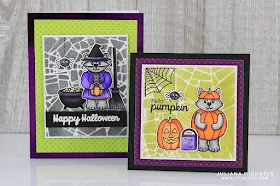 Sunny Studio Stamps: Halloween Cuties Cards by Juliana Michaels