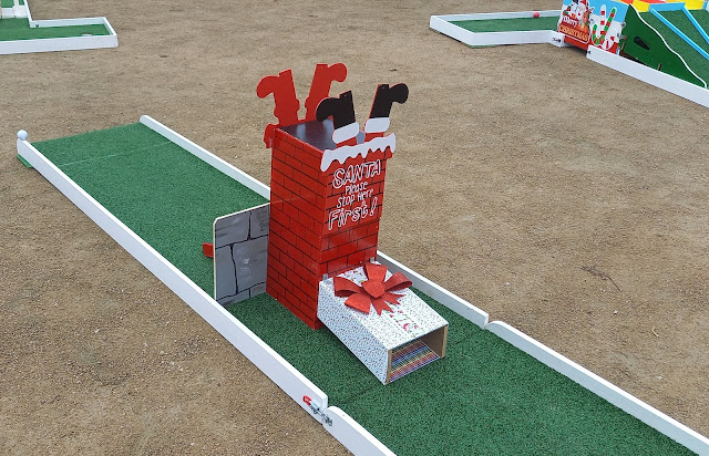 Christmas Crazy Golf in Northwich