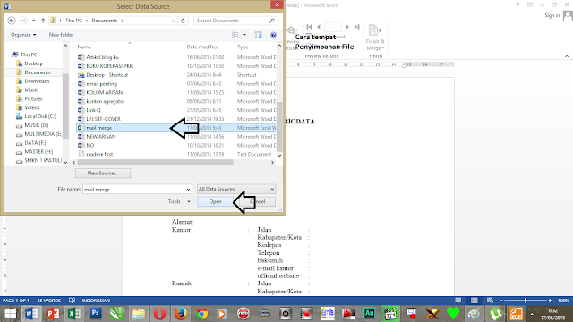 Mail Merge 2013 Terbaru