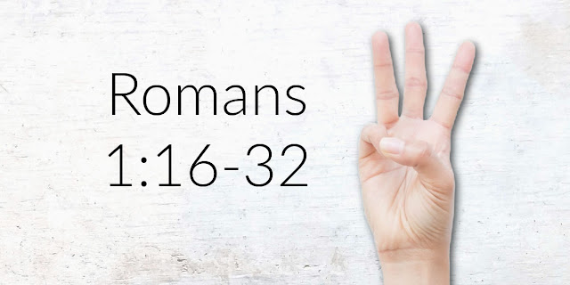 3 times in Romans 1:16-32, God gives people over to their sins. This 1-minute devotion explains.