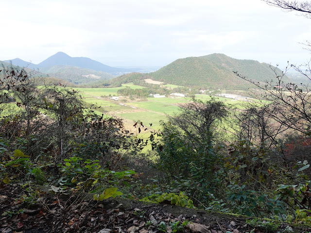 香取の山道からの眺望