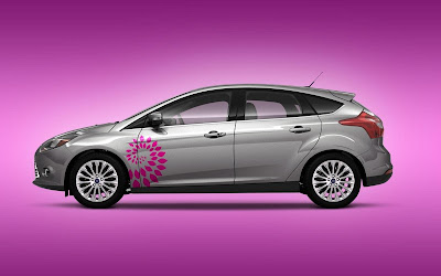 Custom Ford Focus Car Airbrush Artwork 07