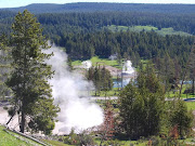 One of the areas along the Yellowstone roads contains two main attractions. (yellowstone scenicactive)