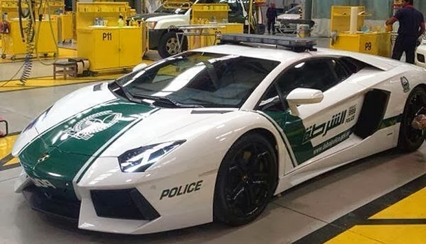 Di Dubai, Lamborghini Aventador Dijadikan Mobil Polisi