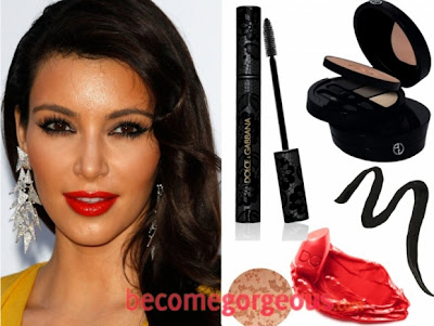 Best-Kim-Kardashian-Makeup-Looks-for-Summer-2012