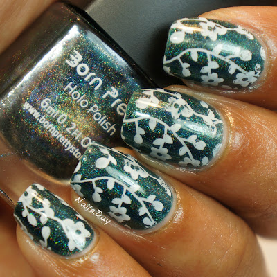 NailaDay: Born Pretty Store stamping plate review Qgirl-016