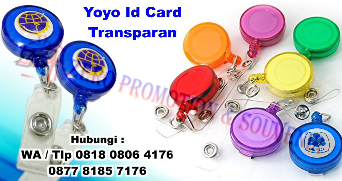 Jual Yoyo Id Card Transparan - Yoyo Transparant  Barang 