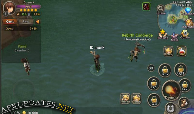 Download Game World of Prandis Apk Full Data Latest Version For Android  Game World of Prandis MMORPG Apk Full Release For Android New Version