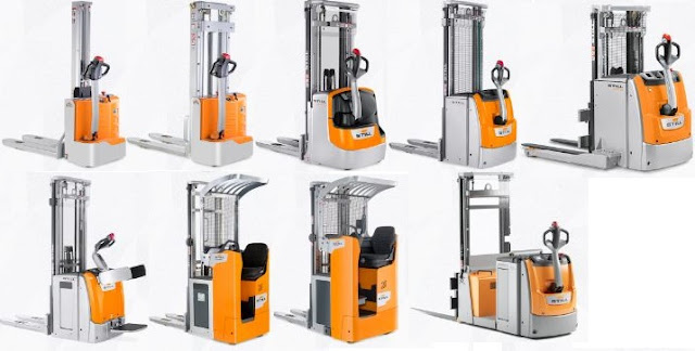 Xe nâng stacker kho lạnh