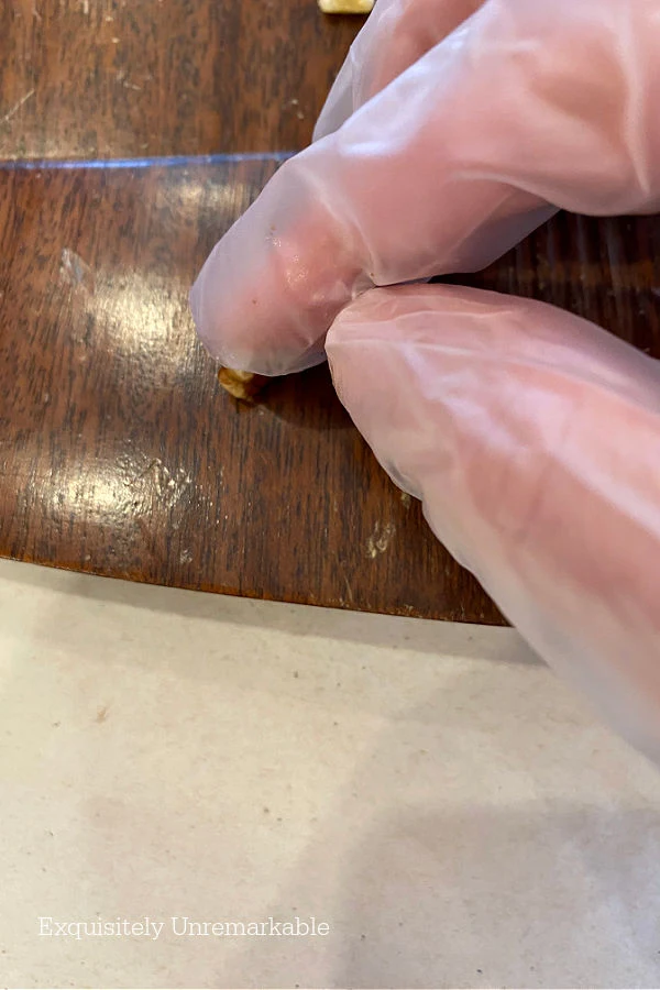Rubbing Walnuts On Wood To Remove Scratches