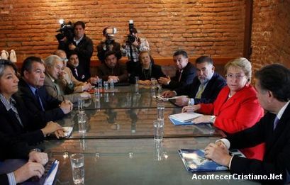 Evangélicos con Michelle Bachelet