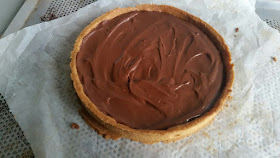 ganache étalée 