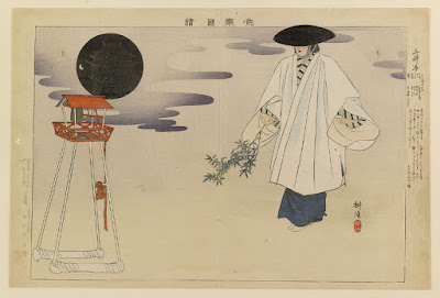 Ukiyo-e. Kōgyo. Nōgaku zue. Nō.