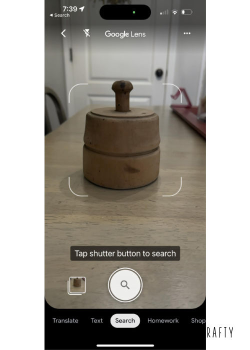How to visually search items on google.
