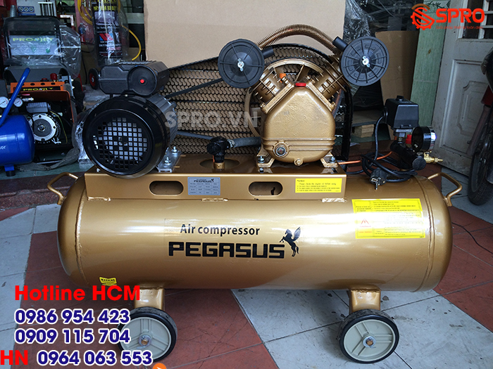 Máy bơm hơi giá rẻ Pegasus, máy nén khí Việt Nam chất lượng, 2hp dung tích 70L