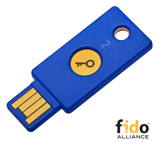 مفتاح الأمان لحماية حسابات مواقع التواصل الاجتماعي الجزائر  FIDO U2F USB Security Key By Yubico