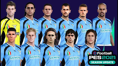 PES 2021 Classic FacePack SS Lazio by Andri Mod