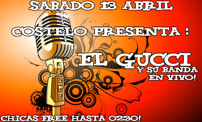 El Gucci en vivo en Costelo (Piriapolis)