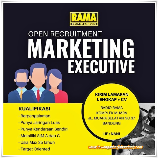 Loker Bandung Marketing Executive Radio Rama Bandung