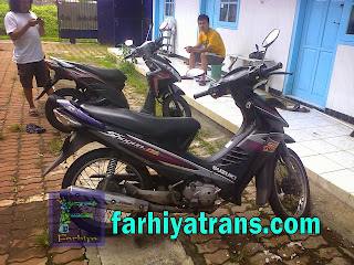 kirim sepeda motor suzuki shogun