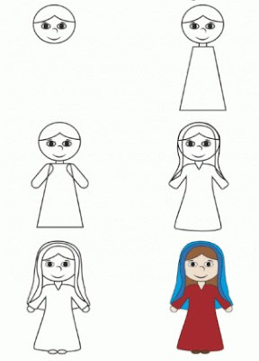 Beautiful doll drawing easy | Cute doll drawing easy step by step
