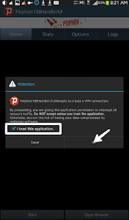 Psiphon handler trick 