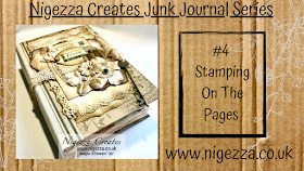 Nigezza Creates with Stampin' Up! My First Junk Journal: #4 Stamping On The Pages