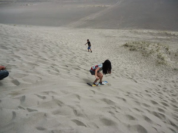 sandboarding at Paoay Sand Dunes Ilocos Norte