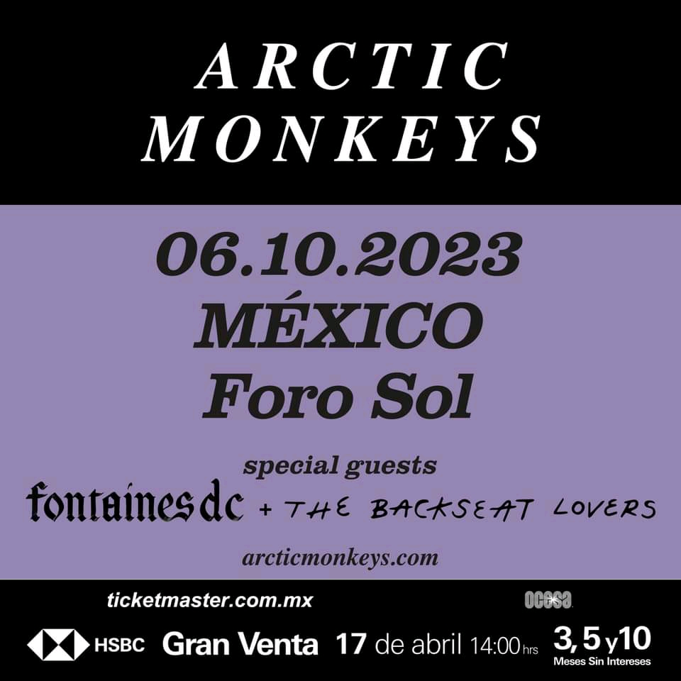 Arctic Monkeys Foro Sol