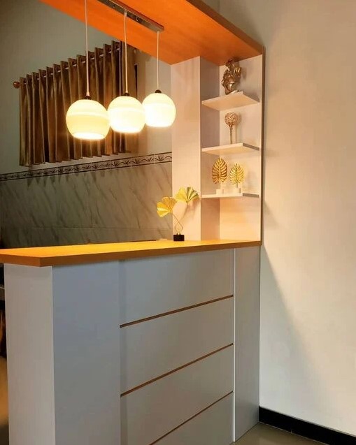 simple mini bar kitchen design inspiration