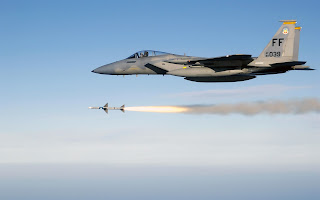 f 15 eagle firing aim 7 sparrow medium range air to air missile (57)