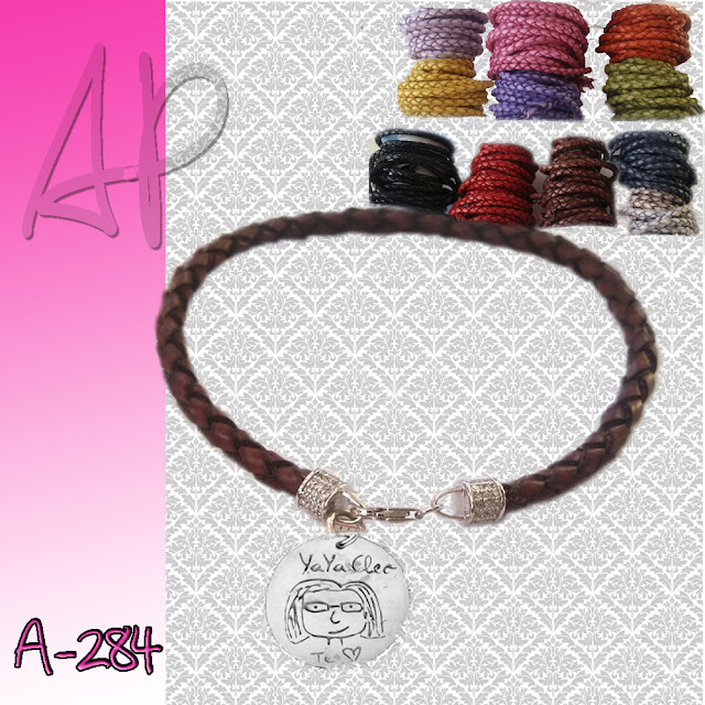 Pulsera plata personalizada